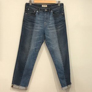 Madewell Crusier Straight Two-Tone Jeans Size 28